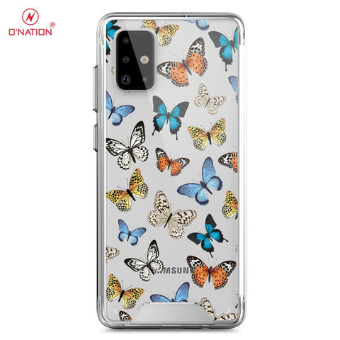 Samsung Galaxy A71 Cover - O'Nation Butterfly Dreams Series - 9 Designs - Clear Phone Case - Soft Silicon Borders