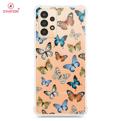 Samsung Galaxy A13 Cover - O'Nation Butterfly Dreams Series - 9 Designs - Clear Phone Case - Soft Silicon Borders