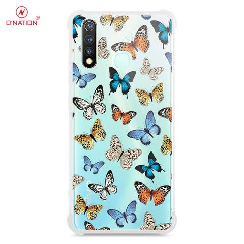 Vivo Y19 Cover - O'Nation Butterfly Dreams Series - 9 Designs - Clear Phone Case - Soft Silicon Borders