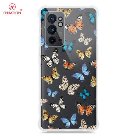 OnePlus 9RT 5G Cover - O'Nation Butterfly Dreams Series - 9 Designs - Clear Phone Case - Soft Silicon Borders