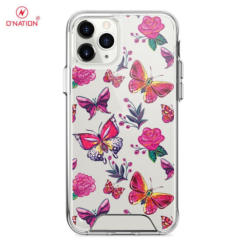 iPhone 11 Pro Max Cover - O'Nation Butterfly Dreams Series - 9 Designs - Clear Phone Case - Soft Silicon Borders