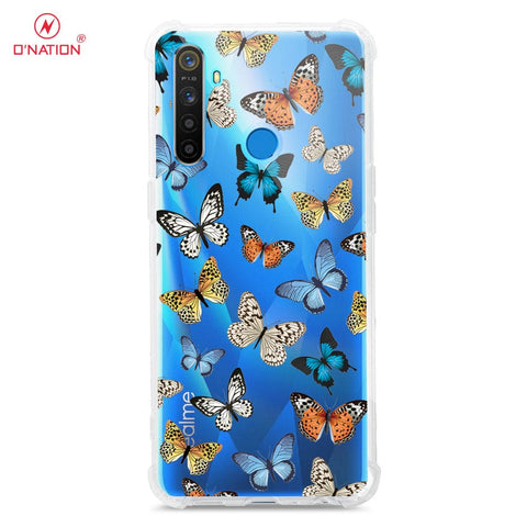 Realme 5i Cover - O'Nation Butterfly Dreams Series - 9 Designs - Clear Phone Case - Soft Silicon Borders