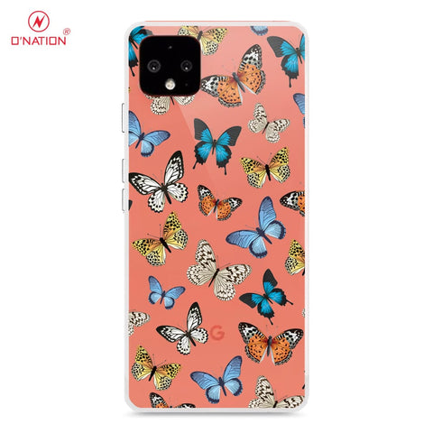 Google Pixel 4 XL Cover - O'Nation Butterfly Dreams Series - 9 Designs - Clear Phone Case - Soft Silicon Borders