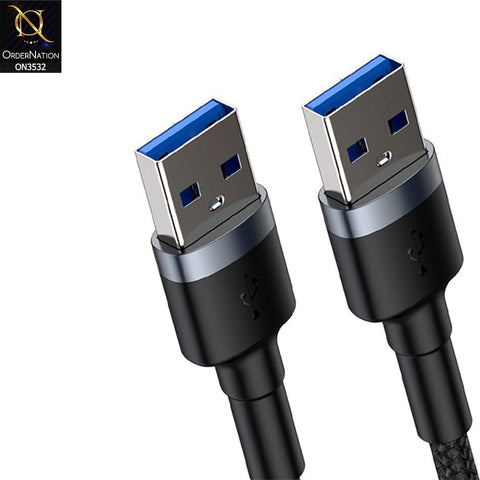 Baseus Cafule USB 3.0 Male To USB 3.0 Male 1M Cable 2A - Black