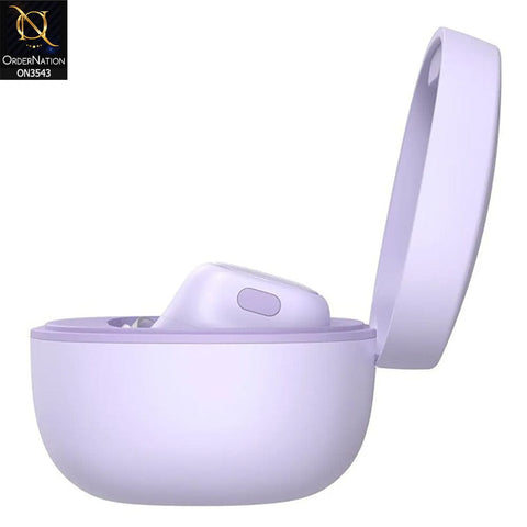 Baseus WM01 TWS Bluetooth 5.0 Headset Earphone - Purple