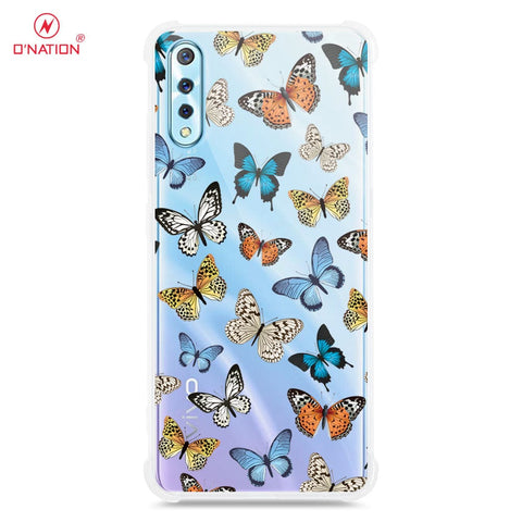 Vivo S1 Cover - O'Nation Butterfly Dreams Series - 9 Designs - Clear Phone Case - Soft Silicon Borders