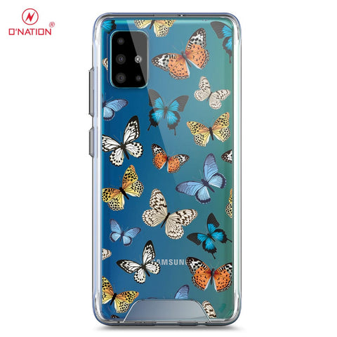 Samsung Galaxy A51 Cover - O'Nation Butterfly Dreams Series - 9 Designs - Clear Phone Case - Soft Silicon Borders