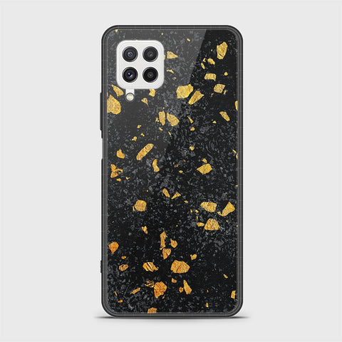 Samsung Galaxy M32 Cover - Black Marble Series - HQ Ultra Shine Premium Infinity Glass Soft Silicon Borders Case