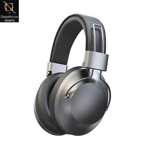Black - NIA WH700 Over Ear Headsets Wireless Stereo Bluetooth Headphones Bluetooth with mic super sound