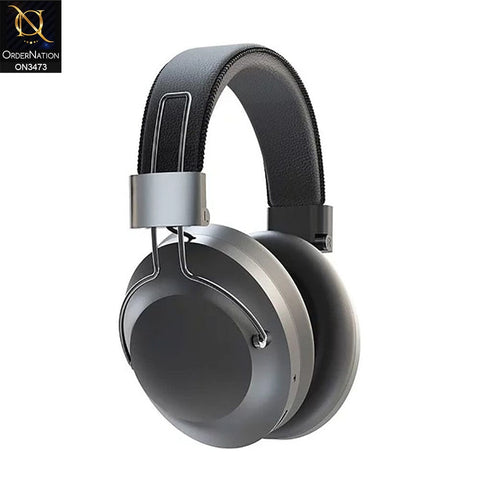 Black - NIA WH700 Over Ear Headsets Wireless Stereo Bluetooth Headphones Bluetooth with mic super sound