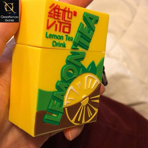 Apple Airpods Pro Cover - Cute Lemon Tea Soft Sillicone Airpods Case