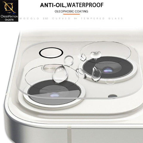 iPhone 13 Camera Protector - Transparent - 3D Film 9H Glass Color Camera Lens Protector