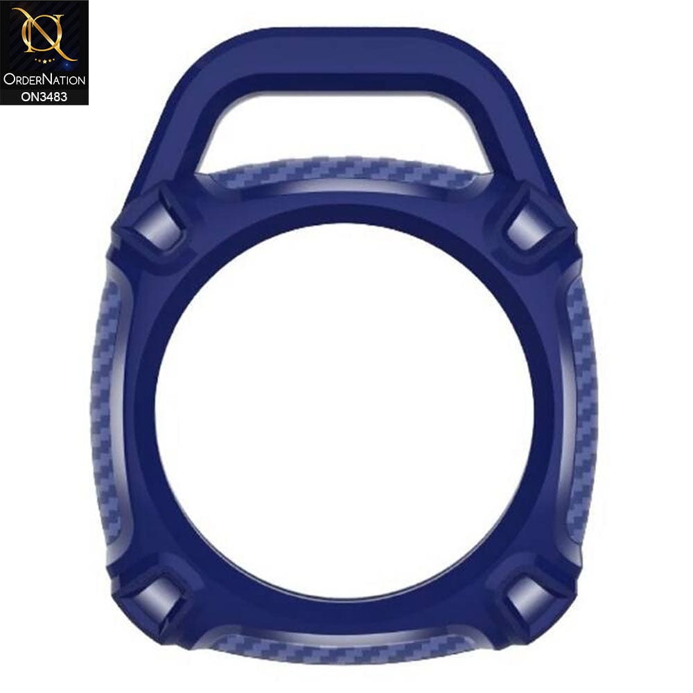 Blue - Apple AirTag Case Quad Element Series AirTag Protection Holder Soft Case (Apple Tag Not Included)