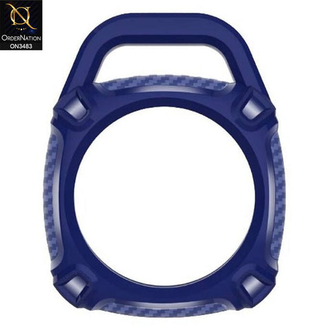Blue - Apple AirTag Case Quad Element Series AirTag Protection Holder Soft Case (Apple Tag Not Included)