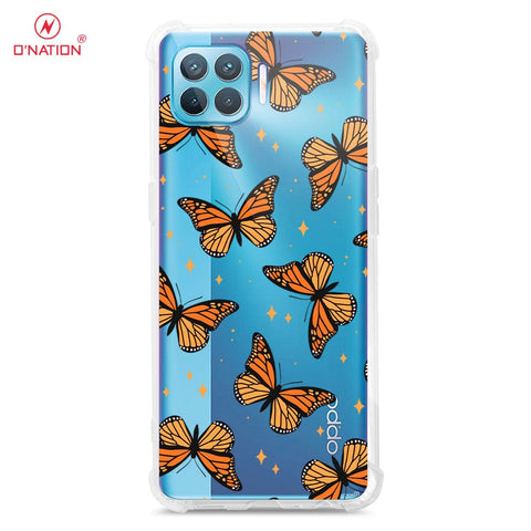 Oppo F17 Pro Cover - O'Nation Butterfly Dreams Series - 9 Designs - Clear Phone Case - Soft Silicon Borders