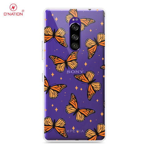 Sony Xperia XZ4 Cover - O'Nation Butterfly Dreams Series - 9 Designs - Clear Phone Case - Soft Silicon Borders