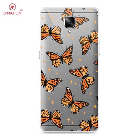 OnePlus 3 Cover - O'Nation Butterfly Dreams Series - 9 Designs - Clear Phone Case - Soft Silicon Borders