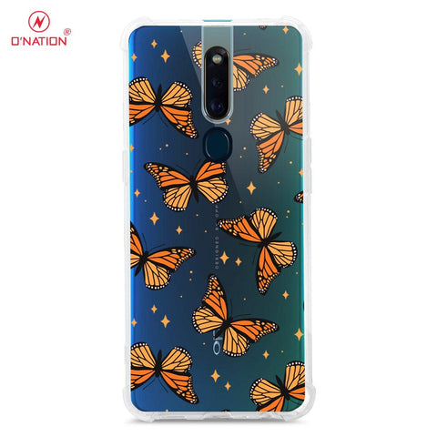 Oppo F11 Pro Cover - O'Nation Butterfly Dreams Series - 9 Designs - Clear Phone Case - Soft Silicon Borders