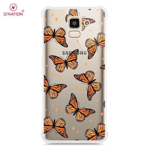 Samsung Galaxy J6 2018 Cover - O'Nation Butterfly Dreams Series - 9 Designs - Clear Phone Case - Soft Silicon Borders
