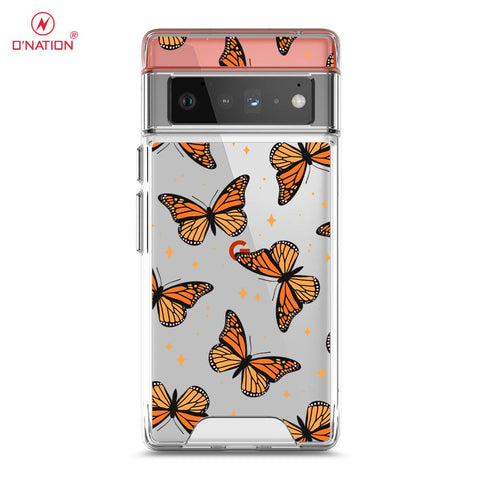 Google Pixel 6 Pro Cover - O'Nation Butterfly Dreams Series - 9 Designs - Clear Phone Case - Soft Silicon Borders