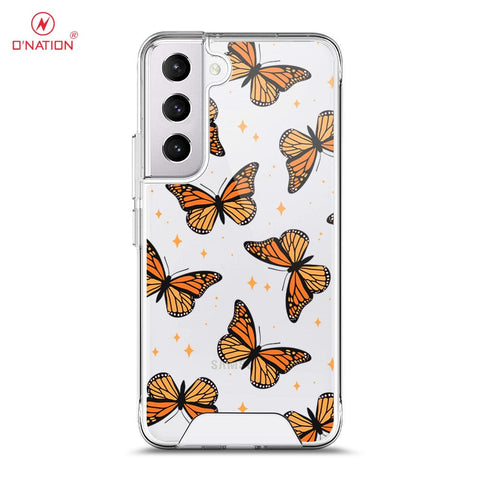 Samsung Galaxy S22 5G Cover - O'Nation Butterfly Dreams Series - 9 Designs - Clear Phone Case - Soft Silicon Borders