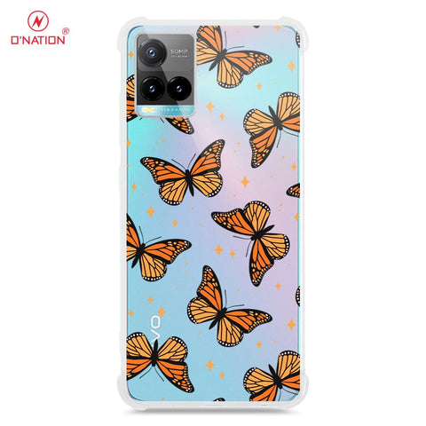 Vivo Y21 Cover - O'Nation Butterfly Dreams Series - 9 Designs - Clear Phone Case - Soft Silicon Borders