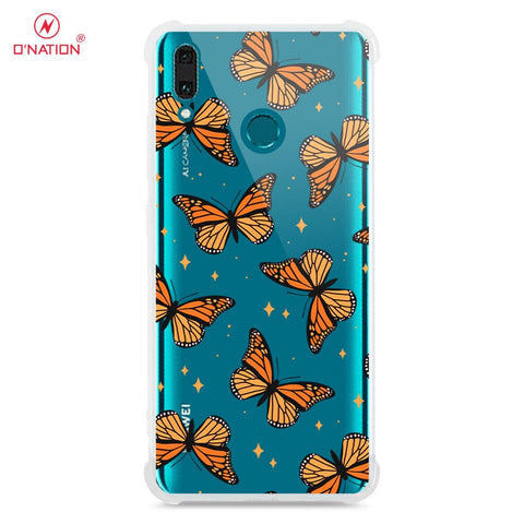 Huawei Y9 2019 Cover - O'Nation Butterfly Dreams Series - 9 Designs - Clear Phone Case - Soft Silicon Borders