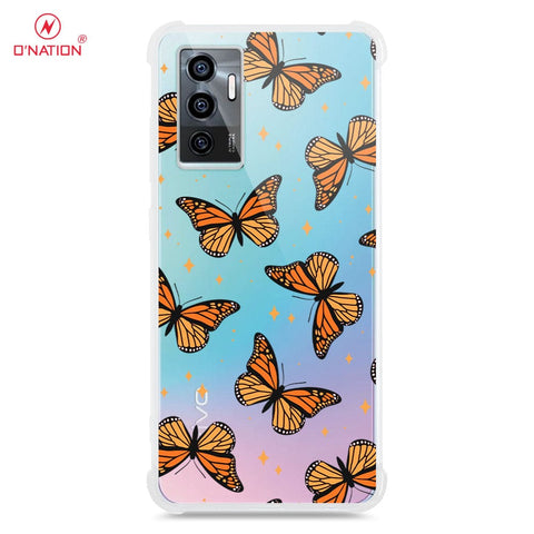 Vivo V23e Cover - O'Nation Butterfly Dreams Series - 9 Designs - Clear Phone Case - Soft Silicon Borders