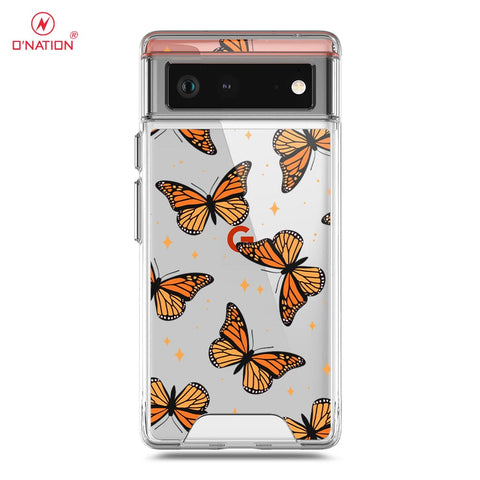 Google Pixel 6 Cover - O'Nation Butterfly Dreams Series - 9 Designs - Clear Phone Case - Soft Silicon Borders