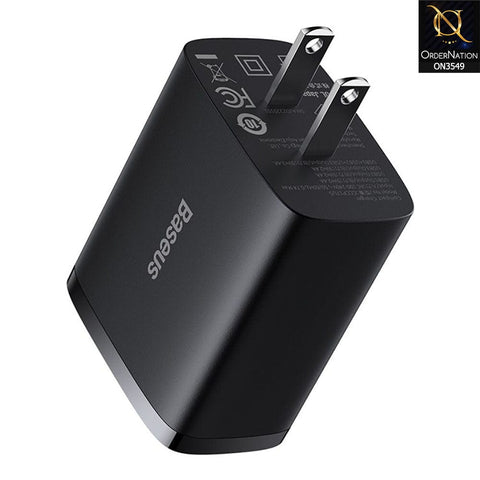 Baseus Compact Charger 3USB 17W CN - Black