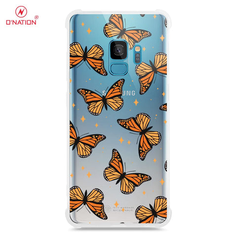 Samsung Galaxy S9 Cover - O'Nation Butterfly Dreams Series - 9 Designs - Clear Phone Case - Soft Silicon Borders