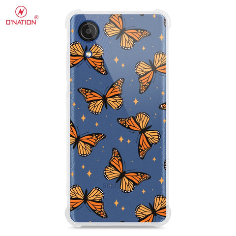 Samsung Galaxy A03 Core Cover - O'Nation Butterfly Dreams Series - 9 Designs - Clear Phone Case - Soft Silicon Borders
