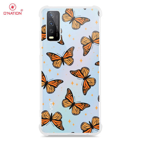 Vivo Y11s Cover - O'Nation Butterfly Dreams Series - 9 Designs - Clear Phone Case - Soft Silicon Borders
