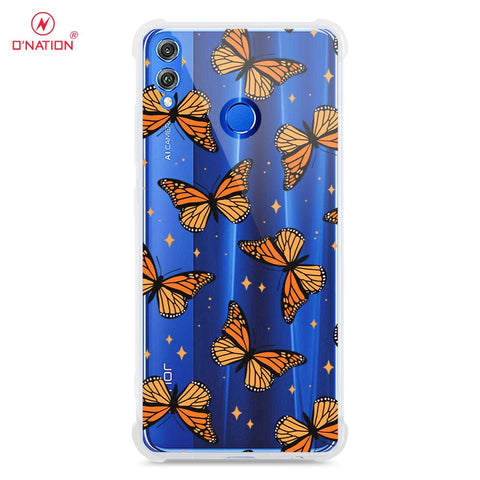 Huawei Honor 8X Cover - O'Nation Butterfly Dreams Series - 9 Designs - Clear Phone Case - Soft Silicon Borders