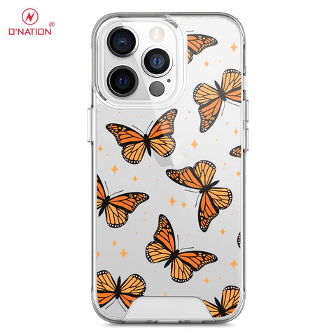 iPhone 13 Pro Max Cover - O'Nation Butterfly Dreams Series - 9 Designs - Clear Phone Case - Soft Silicon Borders
