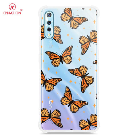 Vivo S1 Cover - O'Nation Butterfly Dreams Series - 9 Designs - Clear Phone Case - Soft Silicon Borders