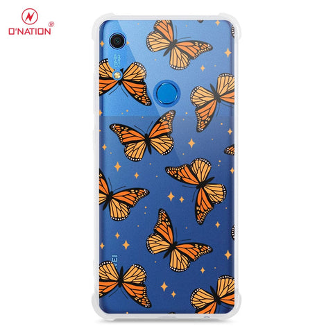 Huawei Y6s 2019 Cover - O'Nation Butterfly Dreams Series - 9 Designs - Clear Phone Case - Soft Silicon Borders