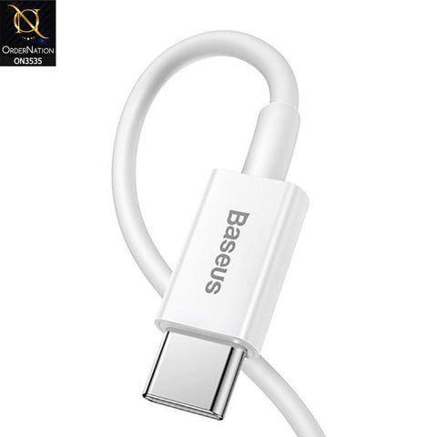 Baseus Superior Series TypeC To iPhone 20W Fast Charging Cable 1m - White
