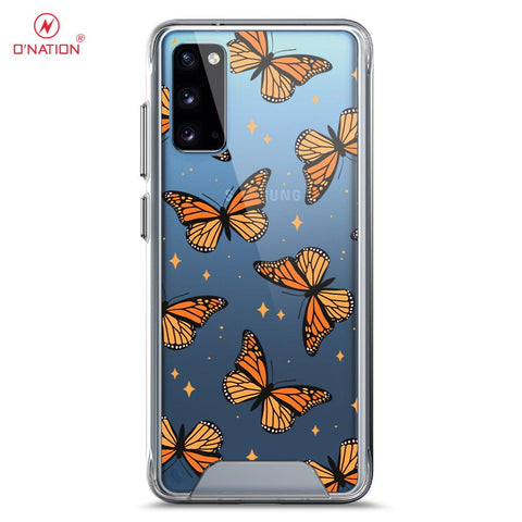 Samsung Galaxy S20 Cover - O'Nation Butterfly Dreams Series - 9 Designs - Clear Phone Case - Soft Silicon Bordersx