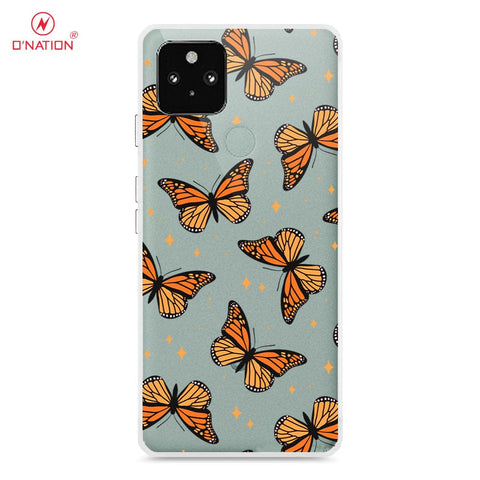 Google Pixel 5 XL Cover - O'Nation Butterfly Dreams Series - 9 Designs - Clear Phone Case - Soft Silicon Borders