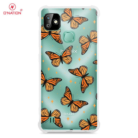 Infinix Smart HD 2021 Cover - O'Nation Butterfly Dreams Series - 9 Designs - Clear Phone Case - Soft Silicon Borders