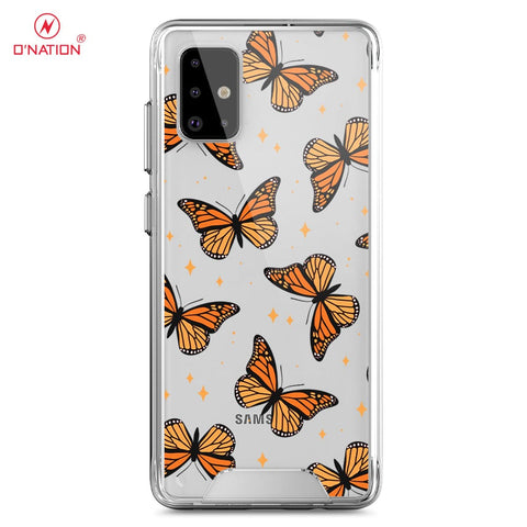 Samsung Galaxy A71 Cover - O'Nation Butterfly Dreams Series - 9 Designs - Clear Phone Case - Soft Silicon Borders