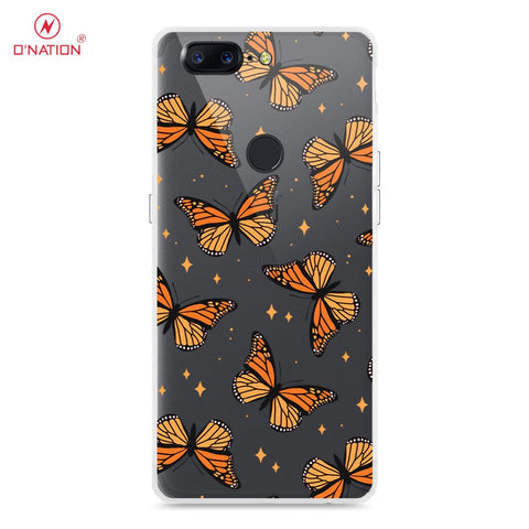 OnePlus 5T Cover - O'Nation Butterfly Dreams Series - 9 Designs - Clear Phone Case - Soft Silicon Borders