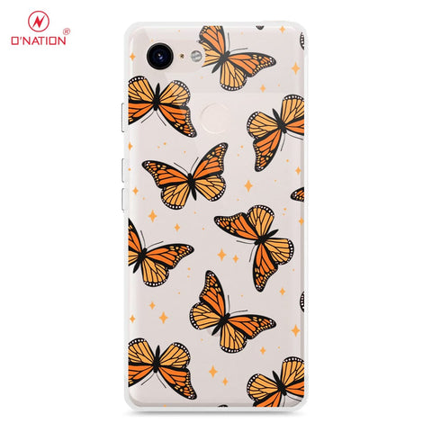 Google Pixel 3 Cover - O'Nation Butterfly Dreams Series - 9 Designs - Clear Phone Case - Soft Silicon Borders