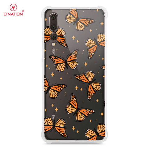 Huawei P20 Pro Cover - O'Nation Butterfly Dreams Series - 9 Designs - Clear Phone Case - Soft Silicon Borders