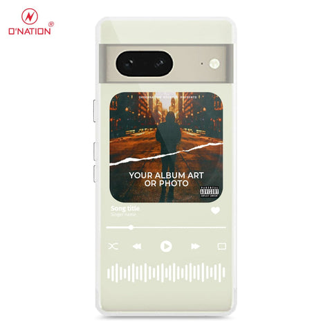 Google Pixel 7 Cover - Personalised Album Art Series - 4 Designs - Clear Phone Case - Soft Silicon Borders