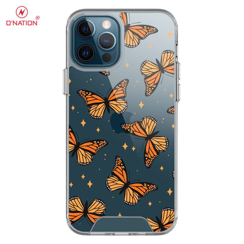 iPhone 12 Pro Cover - O'Nation Butterfly Dreams Series - 9 Designs - Clear Phone Case - Soft Silicon Borders