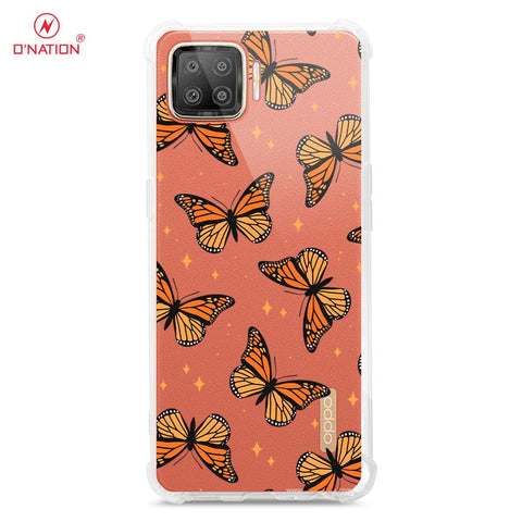 Oppo F17 Cover - O'Nation Butterfly Dreams Series - 9 Designs - Clear Phone Case - Soft Silicon Borders