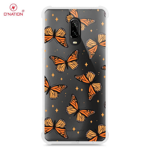 OnePlus 6T Cover - O'Nation Butterfly Dreams Series - 9 Designs - Clear Phone Case - Soft Silicon Borders