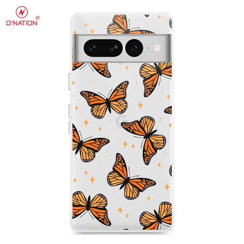 Google Pixel 7 Pro Cover - O'Nation Butterfly Dreams Series - 9 Designs - Clear Phone Case - Soft Silicon Borders